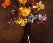 Vase of Flowers - 亨利·方丹·拉图尔